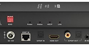 WyreStorm EX-70-4K AV Transmitter and Receiver Black - A/V Extender (AV Transmitter and Receiver, 4096 x 2160 pixels, Cat5e,Cat6, Stereo, 7.1 Channels, 48 bit)