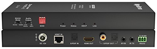 WyreStorm EX-70-4K AV Transmitter and Receiver Black - A/V Extender (AV Transmitter and Receiver, 4096 x 2160 pixels, Cat5e,Cat6, Stereo, 7.1 Channels, 48 bit)