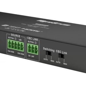 WyreStorm SW-0201-4K VGA & 4K HDMI Auto Switcher w/HDMI Out, HDCP 2.2, & CEC