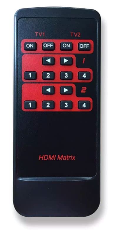 WYRESTORM MX0402-STD is a simple yet effective 4 input to 2 Output HD matrix switcher that allows up to 4 HDMI sources to be distributed simultaneously to up to 2 displays over standard HDMI cables - Image 3