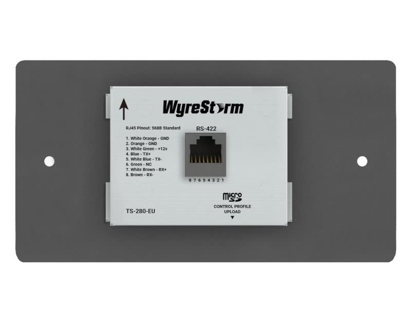 WYRESTORM TS-280-EU, 2.8"" Serial Control, Color Touch Display, 2-Gang - Image 2