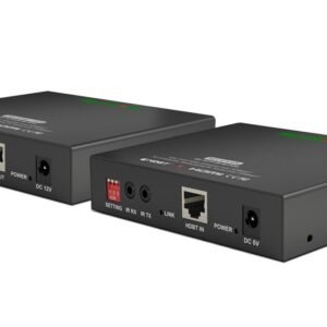 WyreStorm EX-1UTP-IR50POH AV Transmitter & Receiver Black Audio/Video Extender – A/V Extender (AV Transmitter & Receiver, 1920 x 1200 Pixels, 50 m, Multi-Channel, 7.1 Channels, 480i, 480i,576p,576p, 720p, 1080i, 1080p)