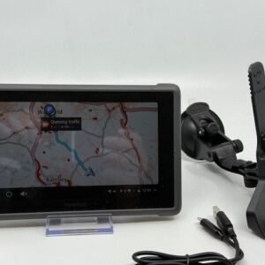 TomTom PRO 8275 7" GPS Sat Nav EU Maps Live Traffic Speed Camera Alerts + Dock